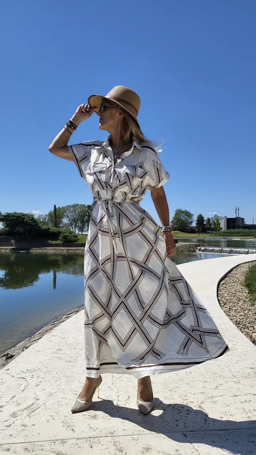 ДЪЛГА РОКЛЯ RIVIERA - Изображение 6