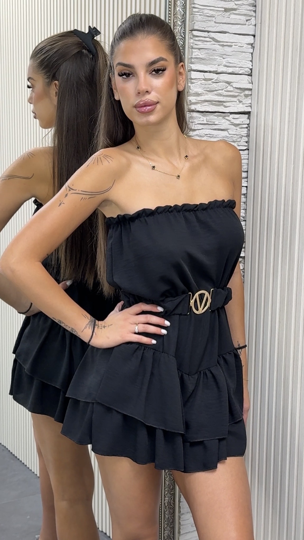 БЯЛ ГАЩЕРИЗОН РОКЛЯ VALENTINA - Изображение 6