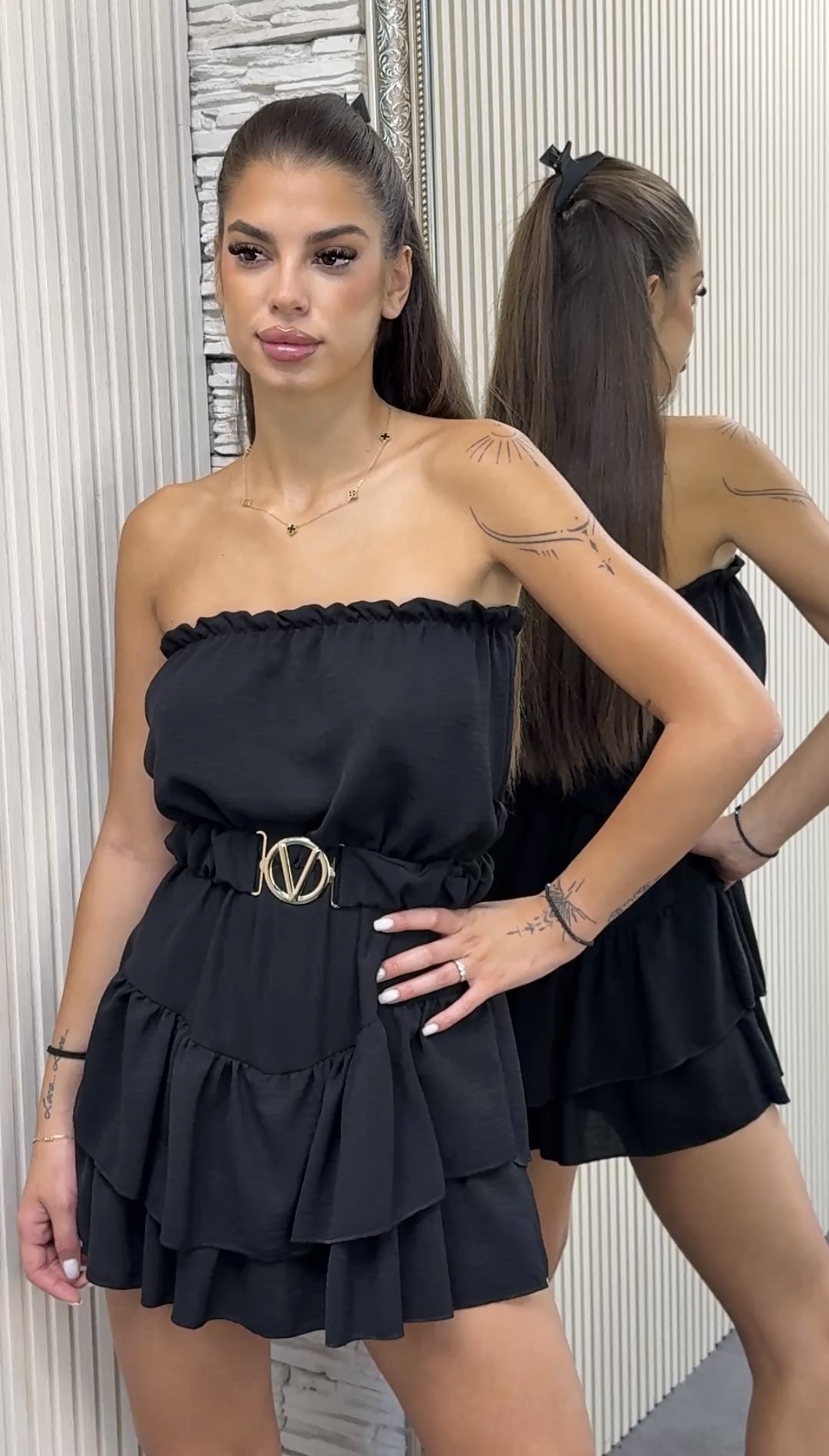БЯЛ ГАЩЕРИЗОН РОКЛЯ VALENTINA - Изображение 5